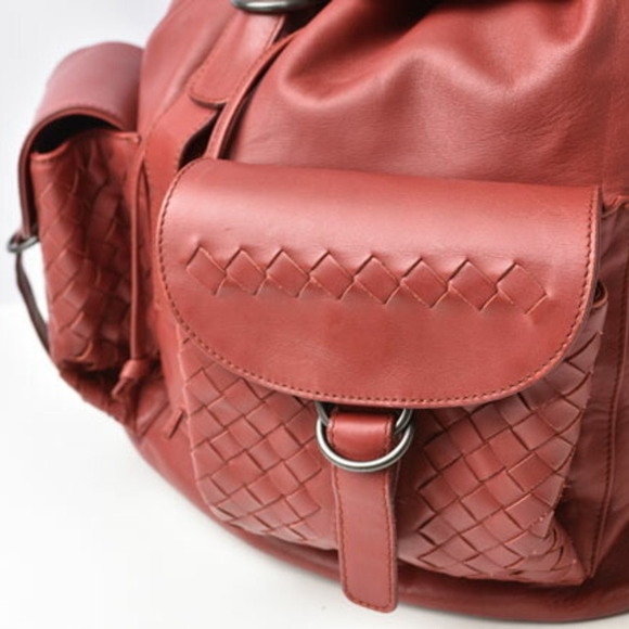 BOTTEGA VENETA Leather Intrecciato Backpack - Picture 4 of 13